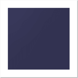 Arctic Ocean Blue Solid Color Posters and Art